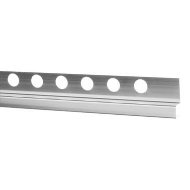 Bricomart PERFIL ESQUINA/LISTELO ALUMINIO 12X12X2600 MM PLATA MATE