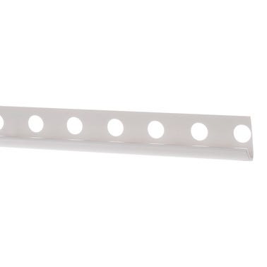 Bricomart PERFIL ESQUINA REDONDEADA PVC 10.5X2600 MM BLANCO