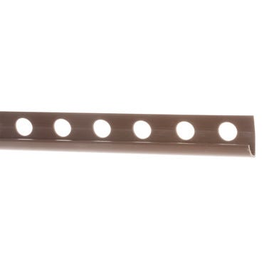 Bricomart PERFIL ESQUINA REDONDEADA PVC 10.5X2600 MM MARRON