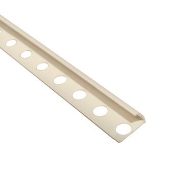 Bricomart PERFIL ESQUINA REDONDEADA PVC 8.5X2600 MM MARMOL CREMA