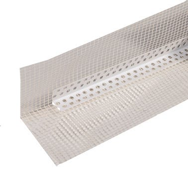 Bricomart PERFIL ESQUINERO PVC+MALLA SATE 8X12 CM 2 5 M