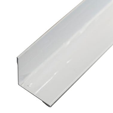 Bricomart PERFIL PANEL FACHADA ANGULO INTERIOR 40X40 3M BLANCO