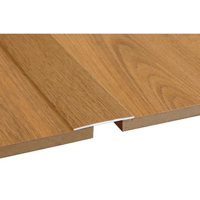 Bricomart PERFIL TRANSICIÓN ADHESIVO DE ALUMINIO NOGAL 90CM