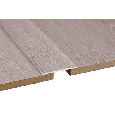 Bricomart PERFIL TRANSICIÓN ADHESIVO DE ALUMINIO ROBLE CLARO/ROCKFORD 90CM