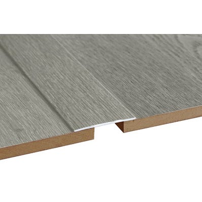 Bricomart PERFIL TRANSICIÓN ADHESIVO DE ALUMINIO ROBLE INKA 90 CM