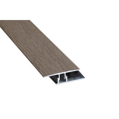 Bricomart PERFIL TRANSICIÓN DE ALUMINIO HERMEX 240 CM