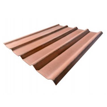 Bricomart PLACA BAJO TEJA PERFIL MIXTO 2 5 M ROJO TEJA