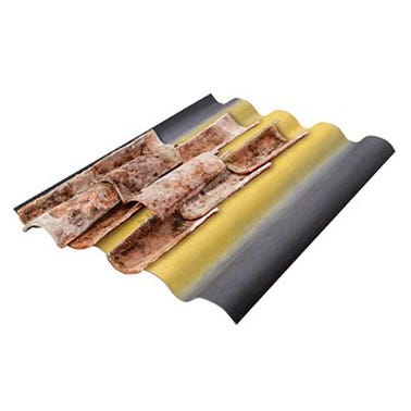 Bricomart PLACA FIBROCEMENTO BAJO TEJA IMPERLINE 1 24X0 964 M