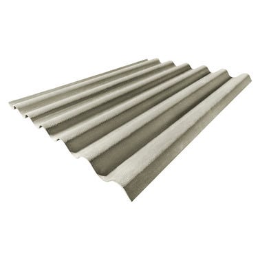 Bricomart PLACA FIBROCEMENTO EURONIT GRANONDA GRIS NATURAL 2X1 1 M