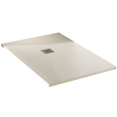 Bricomart PLATO DE DUCHA DE RESINA PIZARRA NATURAL BEIGE 70X180CM