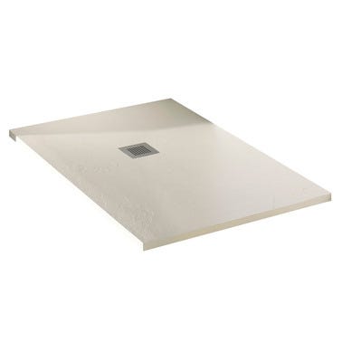 Bricomart PLATO DE DUCHA DE RESINA PIZARRA NATURAL BEIGE 80X120CM