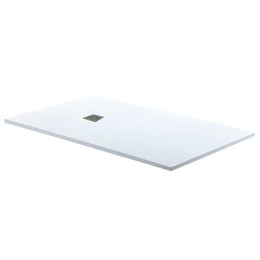 Bricomart PLATO DE DUCHA RECTANGULAR BLANCO 80X100X3CM
