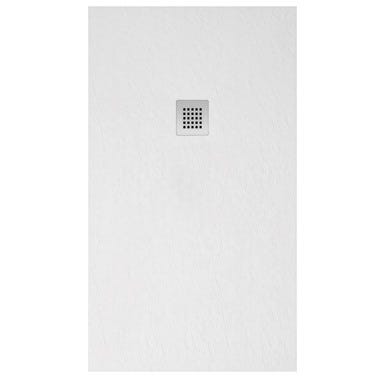 Bricomart PLATO DE DUCHA RESINA RECTANGULAR BLANCO 200X100X3CM
