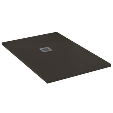 Bricomart PLATO DE DUCHA RESINA RECTANGULAR NEGRO 80X200X3CM