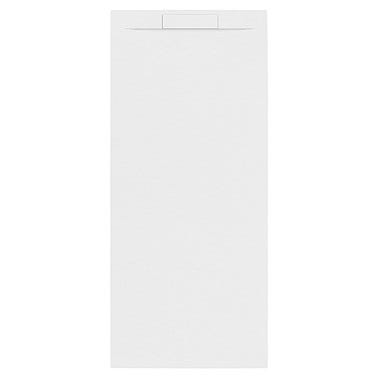 Bricomart PLATO DE DUCHA RESINA VALVULA OCULTA BLANCO 70X160CM
