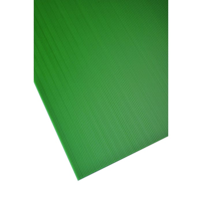 Bricomart POLIPROPILENO ALVEOLAR VERDE 200 X 100 X 0 25 CM