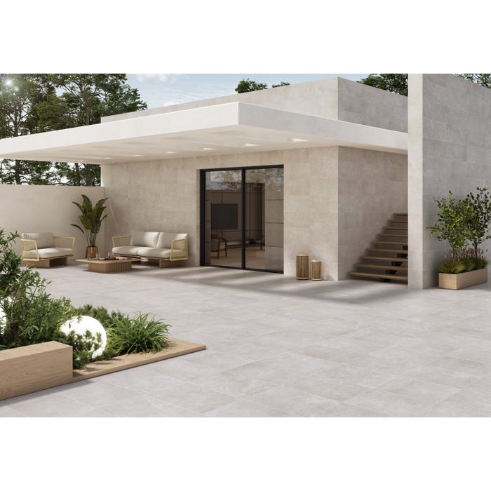 Bricomart PORCELÁNICO PISCINA 37X75CM MARRACHI IVORY ANTIDESLIZANTE