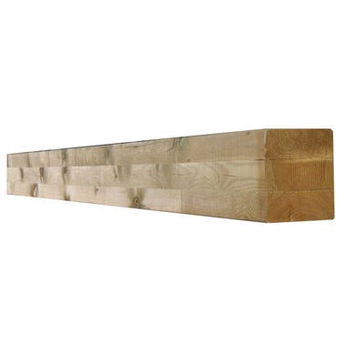 Bricomart POSTE PINO LAMINADO TRATAMIENTO AUTOCLAVE 12x12x300 CM