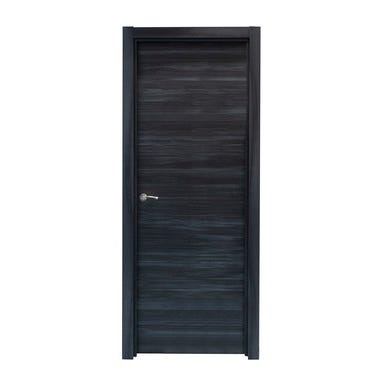 Bricomart PUERTA ABATIBLE EN BLOCK MELAMINA NEGRA 72 5CM CIEGA IZQUIERDA Bricomart PUERTA ABATIBLE EN BLOCK MELAMINA NEGRA 72 5CM CIEGA IZQUIERDA