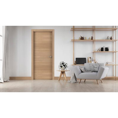 Bricomart PUERTA ABATIBLE EN BLOCK OTROS 82 5CM CIEGA DERECHA