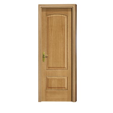 Bricomart PUERTA ABATIBLE EN BLOCK RECHAPADA 72 5CM CIEGA DERECHA