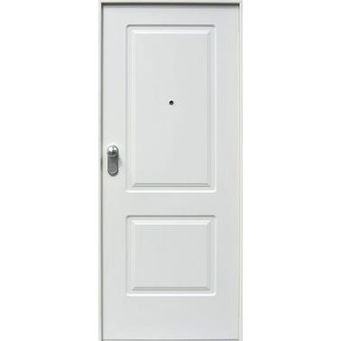 Bricomart PUERTA ACORAZADA BLANCA 2 CUADROS DERECHA