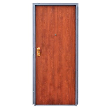 Bricomart PUERTA ACORAZADA SAPELLY Y BLANCA IZQUIERDA