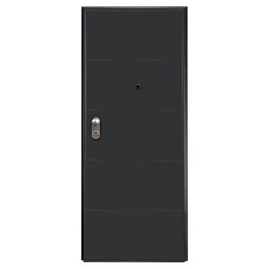 Bricomart PUERTA ACORAZADA VT5 GRIS Y BLANCA DERECHA