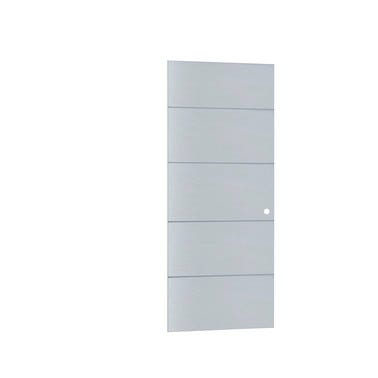 Bricomart PUERTA CORREDERA DE CRISTAL MIAMI ANCHO 83 CM PARA RODAMIENTOS
