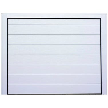 Bricomart PUERTA DE GARAJE SECCIONAL BLANCA 212 5 X 250 CM