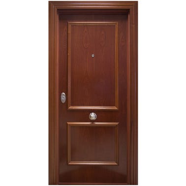 Bricomart PUERTA ENTRADA ACORAZADA SAPELLY 2 CUADROS 80 CM DERECHA
