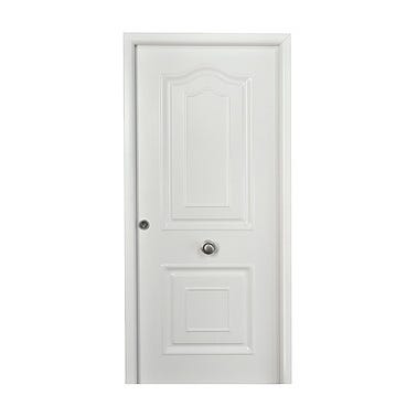 Bricomart PUERTA ENTRADA RESIDENCIAL LACADA BLANCA PROVENZAL 91 CM DERECHA