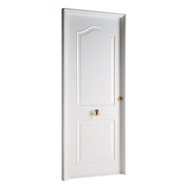 Bricomart PUERTA ENTRADA RESIDENCIAL LACADA BLANCA PROVENZAL 80 CM DERECHA