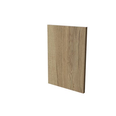 Bricomart PUERTA PARA MUEBLE DE COCINA TARRAGONA MADERA ROBLE NATURAL MATE AGLOMERADO 90X30CM