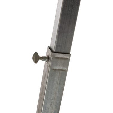 Bricomart REGLE EXTENSIBLE ACERO GALVANIZADO CON PESTAÑA 0 8 A 1 5M