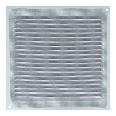 Bricomart REJILLA DE VENTILACION CON MOSQUITERA SOBREPONER ALUMINIO BRONCE 17 X 17 CM. ESPESOR 0.8 MM