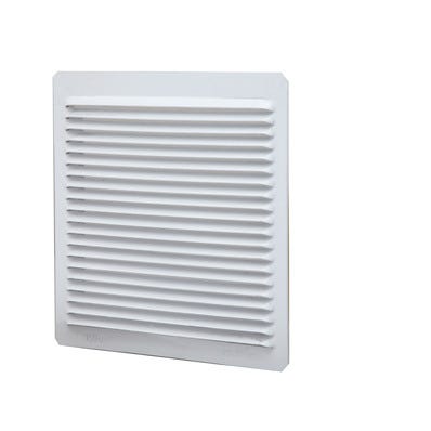 Bricomart REJILLA DE VENTILACION EMPOTRABLE ALUMINIO BLANCO 17 X 16.5 CM ESPESOR 0.8 MM