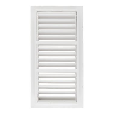 Bricomart REJILLA DE VENTILACION EMPOTRABLE PLASTICO 13.3 X 26 CM