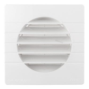 Bricomart REJILLA DE VENTILACION EMPOTRABLE PLASTICO 14 X 14 CM