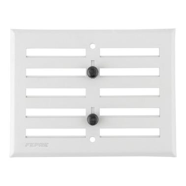 Bricomart REJILLA DE VENTILACION REGULABLE ALUMINIO 17 X 13 CM