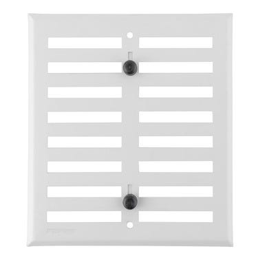 Bricomart REJILLA DE VENTILACION REGULABLE ALUMINIO 17 X 19 CM