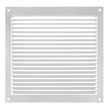 Bricomart REJILLA DE VENTILACION SOBREPONER ALUMINIO BRUTO 17 X 17 CM ESPESOR 0.6 MM