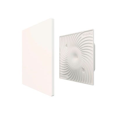 Bricomart REJILLA EXTRACCIÓN/IMPULSIÓN 80MM CON TAPA BLANCO DECORATIVA