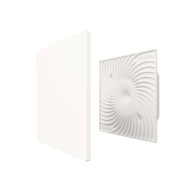 Bricomart REJILLA EXTRACCIÓN/IMPULSIÓN 80MM CON TAPA BLANCO DECORATIVA