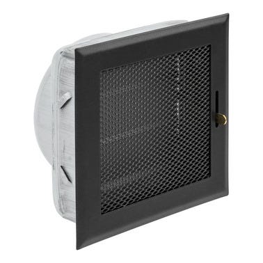 Bricomart REJILLA REGISTRABLE PARA TUBO DE 120MM 15X15CM GRIS