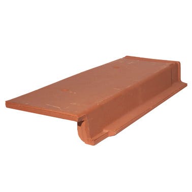 Bricomart REMATE LATERAL DERECHO PARA TEJA CERÁMICA MIXTA ROJO