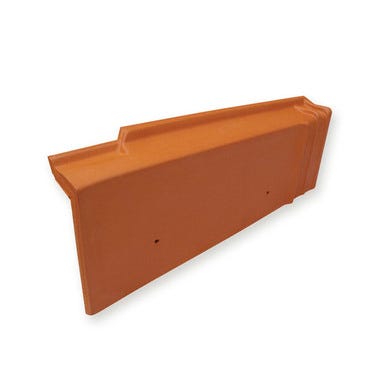 Bricomart REMATE LATERAL DERECHO PARA TEJA CERÁMICA MIXTA ROJO FLAMEADO