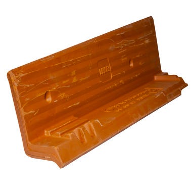 Bricomart REMATE LATERAL IZQUIERDO PARA TEJA CERÁMICA KLINKER HYDRA ROJO