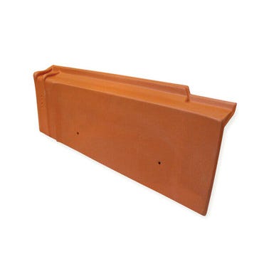 Bricomart REMATE LATERAL IZQUIERDO PARA TEJA CERÁMICA MIXTA ROJO FLAMEADO