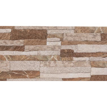 Bricomart REVESTIMIENTO GRES 25X50CM MULHACEN CALIZA